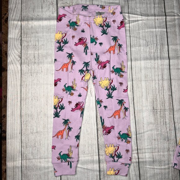 NWT Baby Gap 2 Piece Pjs lavender dinosaur print size 2T - Picture 7 of 11